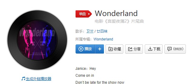 《抖音》Wonderland歌曲信息介绍