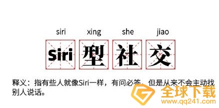 Siri型社交梗的意思介绍