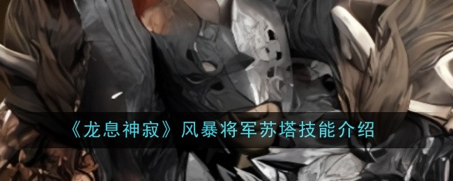 龙息神寂风暴将军苏塔技能是什么-技能介绍