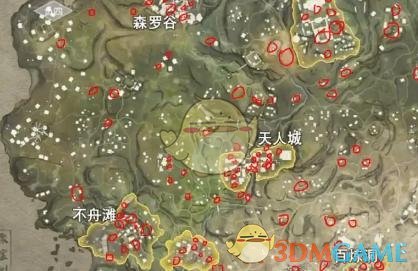 《永劫无间》手游寻宝任务固定刷新点位介绍