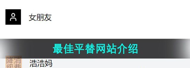 *平替网站介绍