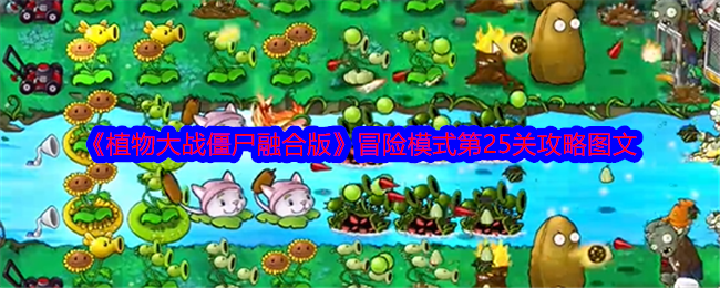 《植物大战僵尸融合版》冒险模式第25关攻略图文