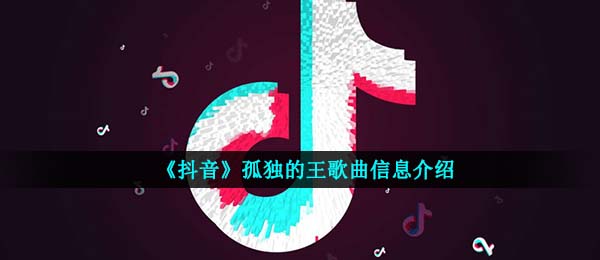 《抖音》孤独的王歌曲信息介绍