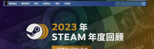 《Steam》2023年度回顾查看方法