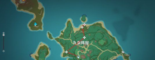 《原神》4.5版本鬼兜虫采集路线