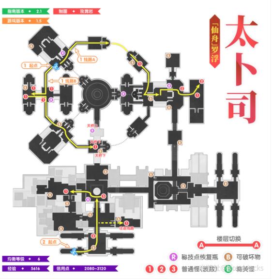 崩坏星穹铁道1.5全地图锄地路线一览