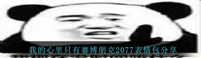 我的心里只有赛博朋克2077表情包分享